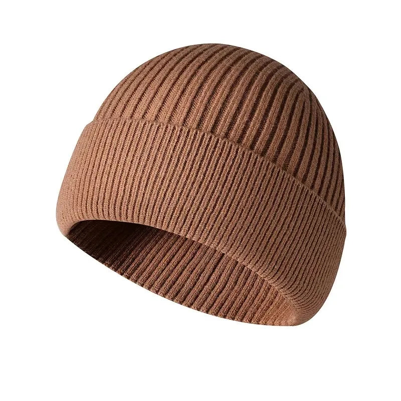 Winter Hats for Men Beanies Skullies Solid Color Short Men's Hat Skullcaps Women's Winter Hat Beanies Knitted Gorros