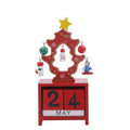 2024 New Year Countdown Calendar Elk Snowman DIY Wooden Ornaments Navidad Christmas Decoration Christmas Gift Kids Natal Noel