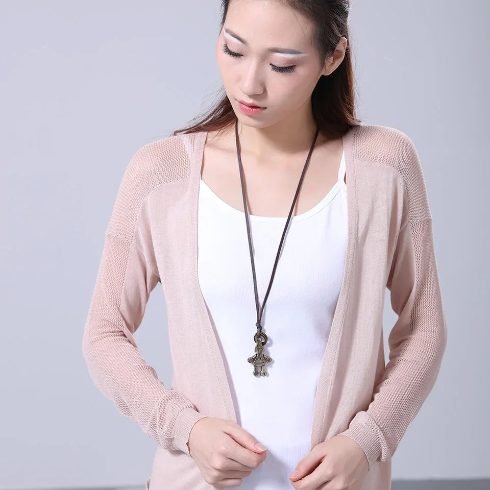 Colar Choker necklaces & pendants Men Necklace Fashion Jewelry Vintage kolye Leather Necklaces Men Statement Necklace for Women