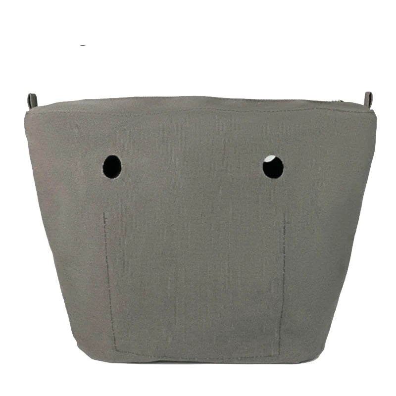 New Classic Size Solid waterproof Insert Inner Lining Insert Zipper Pocket for Obag O Bag handbag Silicone package accessories