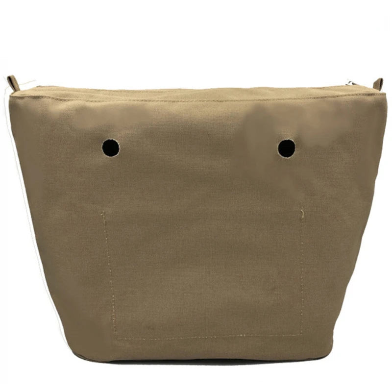 New Classic Size Solid waterproof Insert Inner Lining Insert Zipper Pocket for Obag O Bag handbag Silicone package accessories