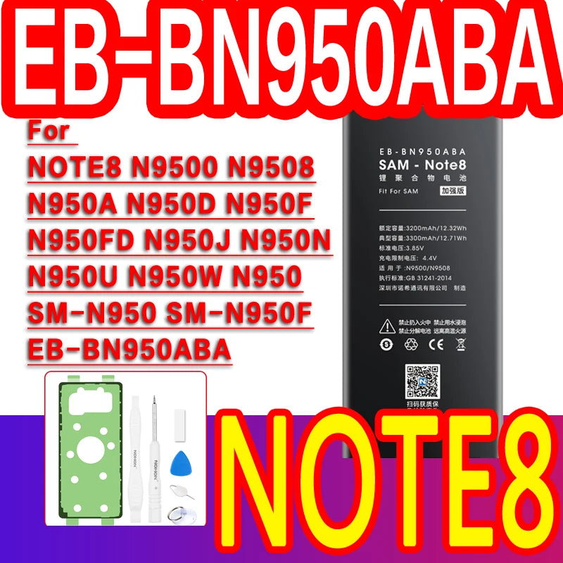 NOHON Battery For Samsung Galaxy S8 S9 Plus S10e S10 S20 Ultra S21 FE S10x Note 10 Plus 8 S7 Edge S6 S5 A50 A30 A30S Batteries