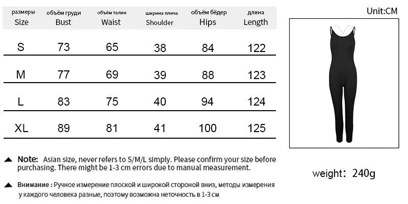 Sporty Women's Jumpsuits Black Sexy Backless Bodycon Female New Jumpsuits Streetwear Fashion O-Neck Sporty Elegant Lady Clothing