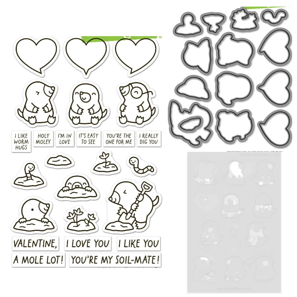 Valentine's Day 2026 New Love Blooms Candy Hearts  Paper Clips Metal Cutting Dies Clear Stamps Stencil For DIY Scrapbook Diary