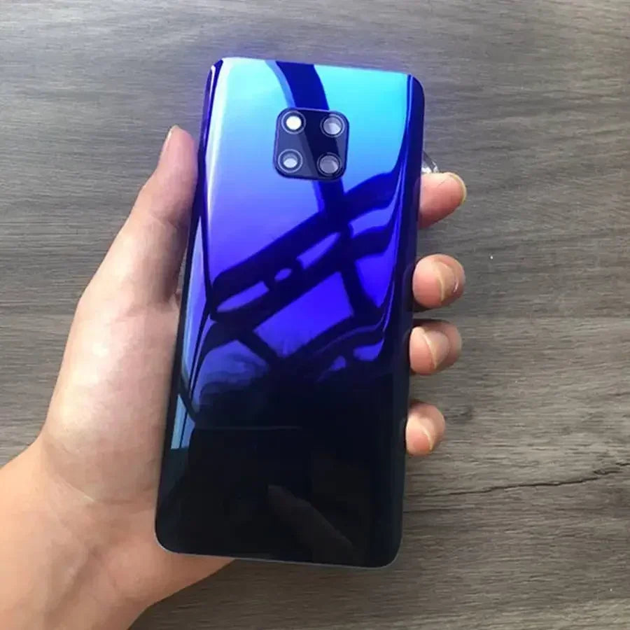 Glass Back Cover For Huawei Mate 20 Pro Battery Door Panel Rear Housing Case With Camera Lens Replacement+Adhesive Sticker