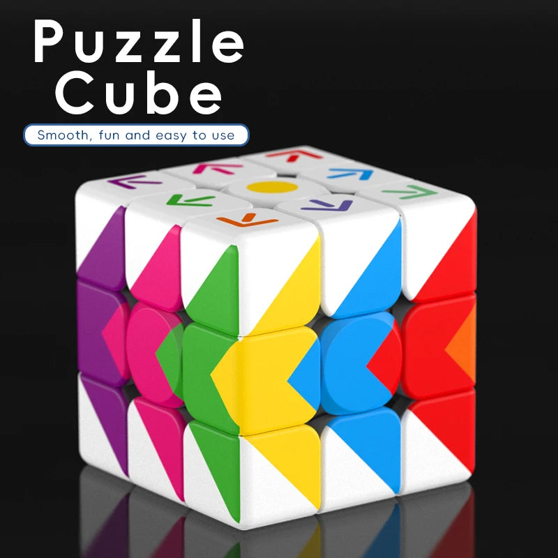 3x3x3 3D Cube Arrow UV Coating Fun Stress Relief Puzzle Professional Smooth Speed Game Children's Toys Gifts
