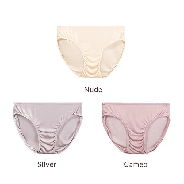 SuyaDream 3pcs/lot Women Panties 100%Natural silk Low-rise Briefs Healthy Basic Everyday Wear Underwears, Summer New Intimates