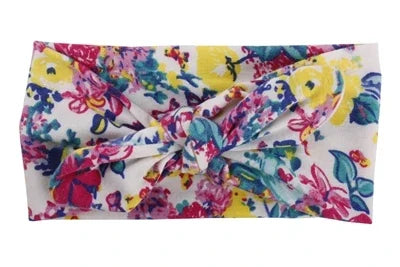 Fashion Baby Top Knot Headbands Kids Headwrap Cotton Flower Cross Elastic Girls Turban Tie Headwear Hair Band Accessories Gifts