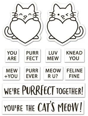 Valentine's Day 2026 New Love Blooms Candy Hearts  Paper Clips Metal Cutting Dies Clear Stamps Stencil For DIY Scrapbook Diary