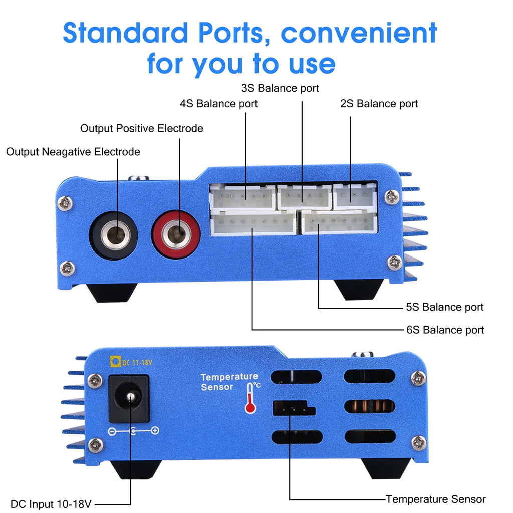 HTRC iMAX B6 80W Battery Charger Lipo NiMh Li-ion Ni-Cd Digital RC Lipo Charger + 15V 6A Adapter Balance Charger Discharger
