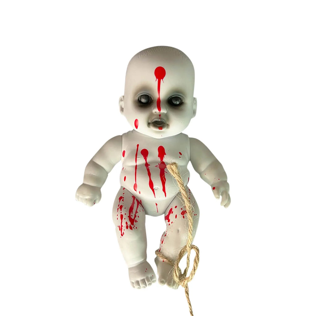 Halloween Scary Blood Doll Horror Ghost Zombie Baby Ghost Day Infant Decor Haunted House Props Children Gifts Party Decor