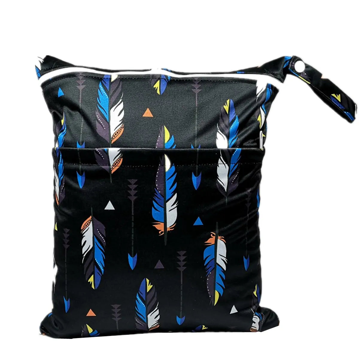 [Sigzagor]1 Wet Dry Bag Diaper Bag Nappy Bag Insert Two Zippered Baby Waterproof Reusable Skull Jack Skeleton 100 Designs