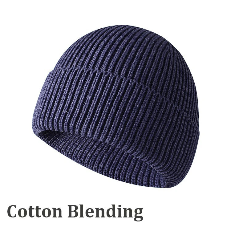 Winter Hats for Men Beanies Skullies Solid Color Short Men's Hat Skullcaps Women's Winter Hat Beanies Knitted Gorros