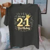 It s my 21st Birthday  pure cotton women's Tshirt comfort fit