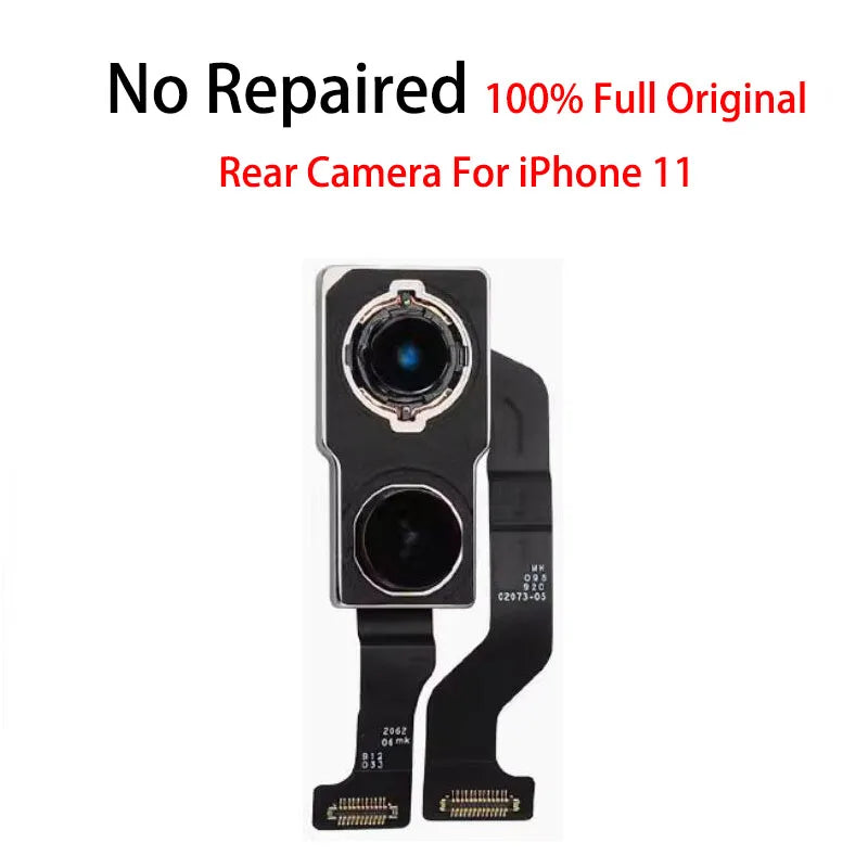 Original Test Back Rear Camera With Flash Module Sensor Flex Cable For iPhone X XR XS SE 6 6S 7 8 Plus 11 12 Pro MAX 2020