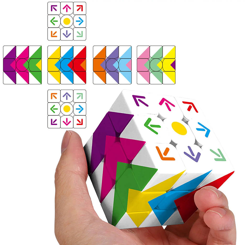 3x3x3 3D Cube Arrow UV Coating Fun Stress Relief Puzzle Professional Smooth Speed Game Children's Toys Gifts