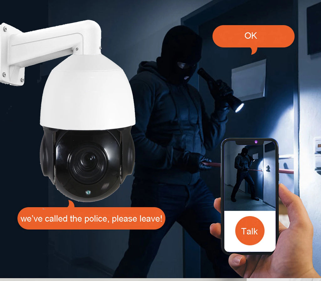 4K 8MP 6MP 5MP 4MP 3MP 2MP outdoor Onvif-compatible H265 POE IP PTZ camera speed dome 30x zoom ptz ip camera