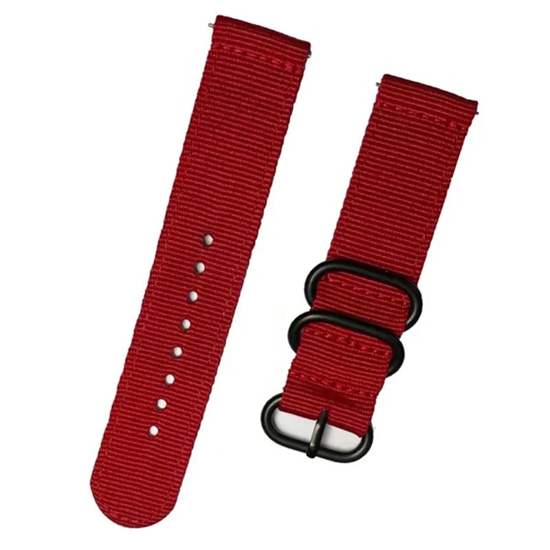 18mm 24 22mm 20mm Woven Nylon Watch Sport Strap Band For Samsung Galaxy 7 4 5 6 Gear S3 Classic Active 2 for Amazfit Fabric band