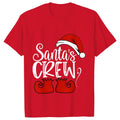 Santa's Crew Shirt Christmas T-shirts Santa Crew Family Outfit Cute Family Christmas Tee Shirts Family Party Tshirts Tops