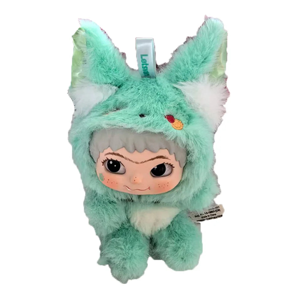 INew Genuine Wakuku Fox And Bunny Trick Treat Series Mystery Box Kawaii Vinyl Doll Plush Toy Kawaii Pendant Collection Toy Gifts