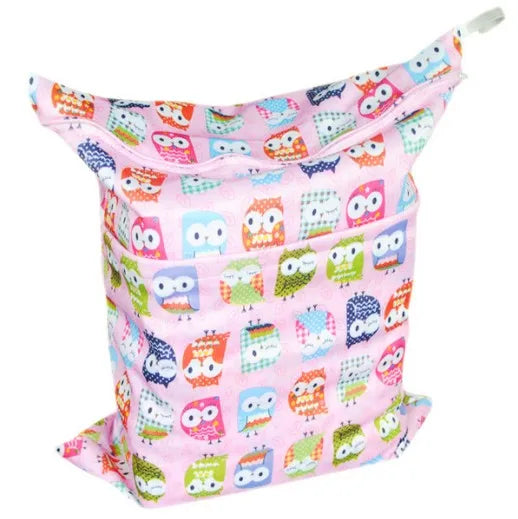 [Sigzagor]1 Wet Dry Bag Diaper Bag Nappy Bag Insert Two Zippered Baby Waterproof Reusable Skull Jack Skeleton 100 Designs