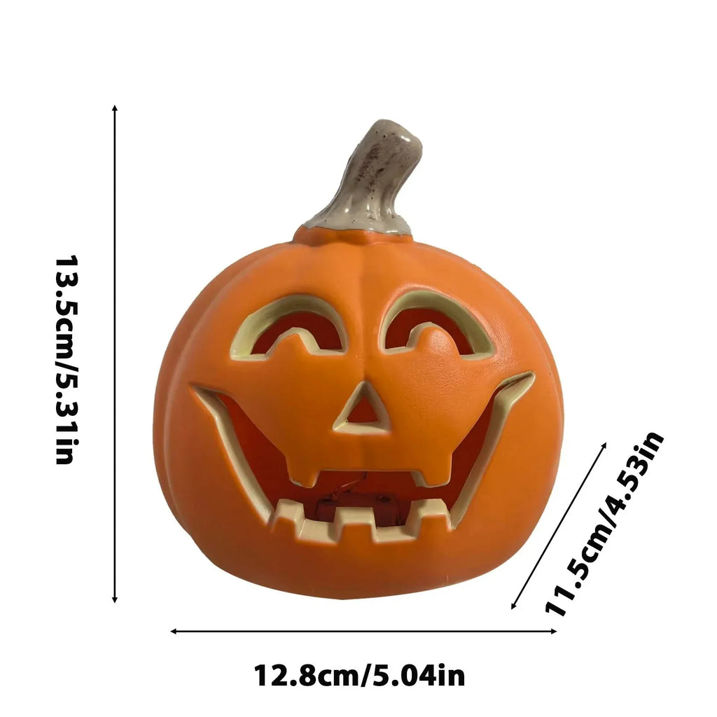 Halloween Decorative Pumpkin Props Lantern Decor Creative Pumpkin Led Lamp Home Decoration Props Accessories Without Battery