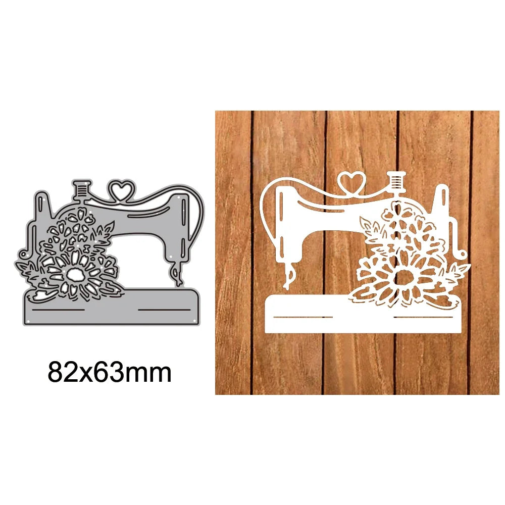 Happy New Year Words Nesting Round Metal Cutting Dies Flower Dragon Chinese Element for DIY Window Decoration Paper Craft