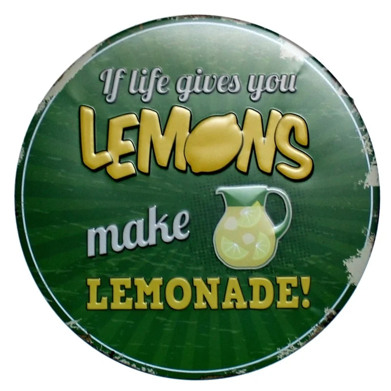 BBQ Zone Retro Plaque Metal Tin Signs Cafe Bar Pub Signboard Wall Decor Vintage Nostalgia Round Plates Christmas Gift 30CM R006