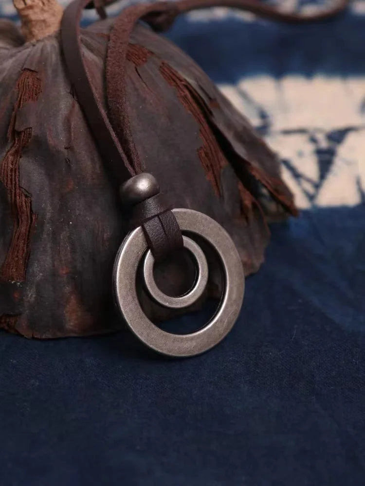 Colar Choker necklaces & pendants Men Necklace Fashion Jewelry Vintage kolye Leather Necklaces Men Statement Necklace for Women