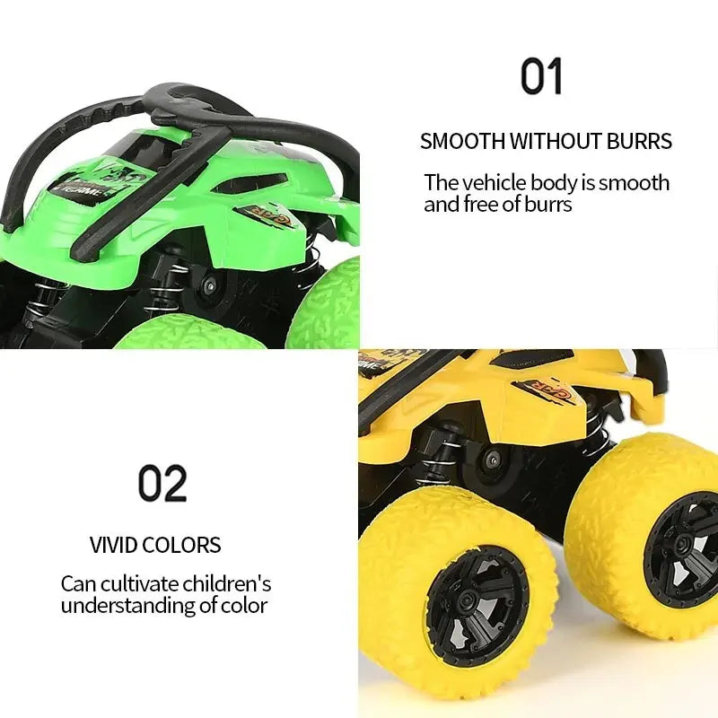 Four Wheel Drive Inertia Push-pull Toy Car-Suitable for Halloween, Christmas, Thanksgiving Gifts