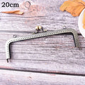 1PCS Bronze DIY Purse Handbag Handle Coins Bags Metal Kiss Clasp Lock Frame New Fashion Handle 8.5/10.5/12.5/15/16/18/20cm