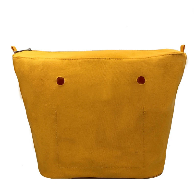 New Classic Size Solid waterproof Insert Inner Lining Insert Zipper Pocket for Obag O Bag handbag Silicone package accessories