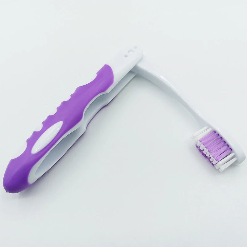 Hygiene Oral Portable Disposable Foldable Travel Camping Toothbrush Hiking Tooth Brush Tooth Cleaning Tools Folding Toothbrush