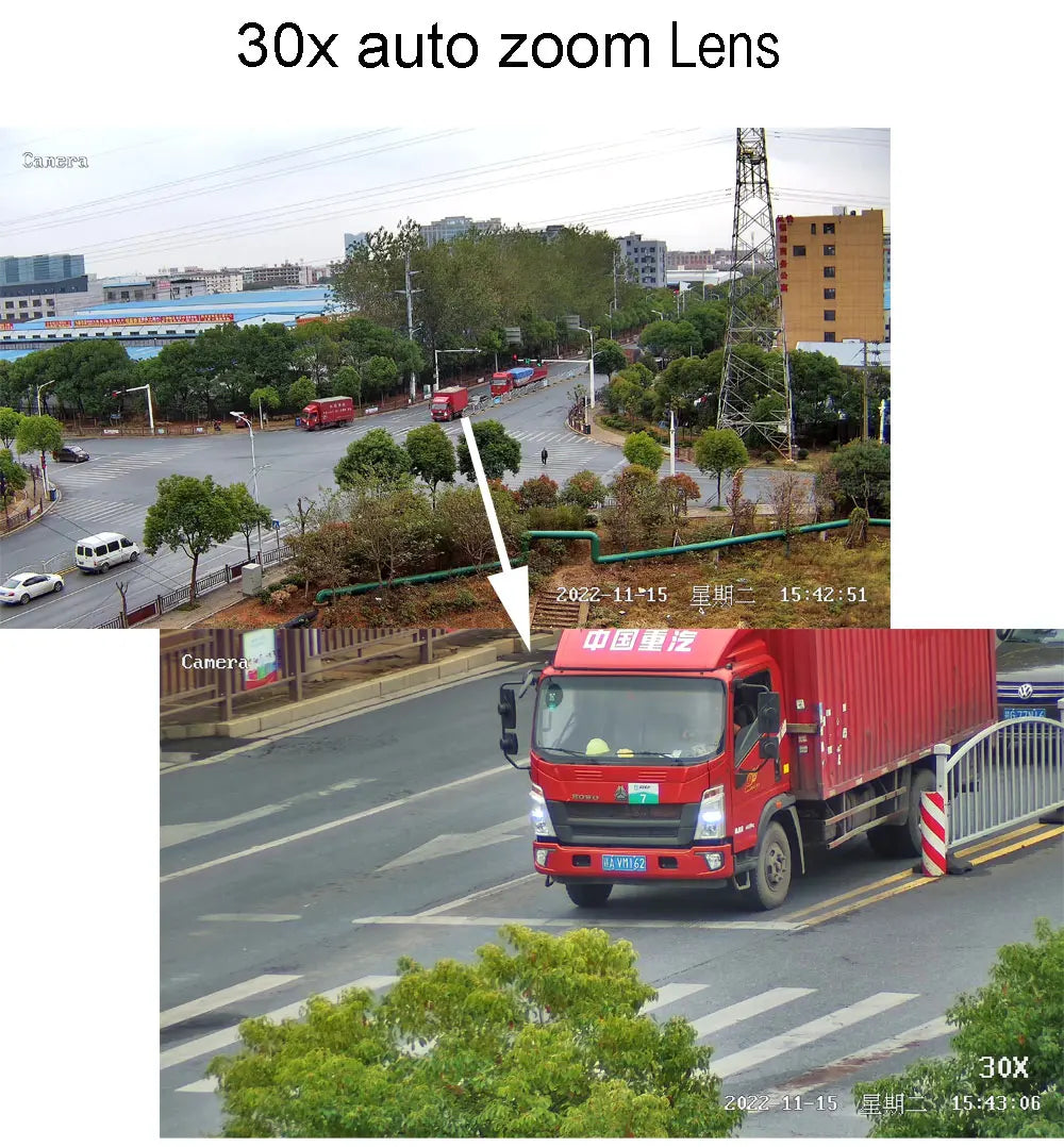 4K 8MP 6MP 5MP 4MP 3MP 2MP outdoor Onvif-compatible H265 POE IP PTZ camera speed dome 30x zoom ptz ip camera