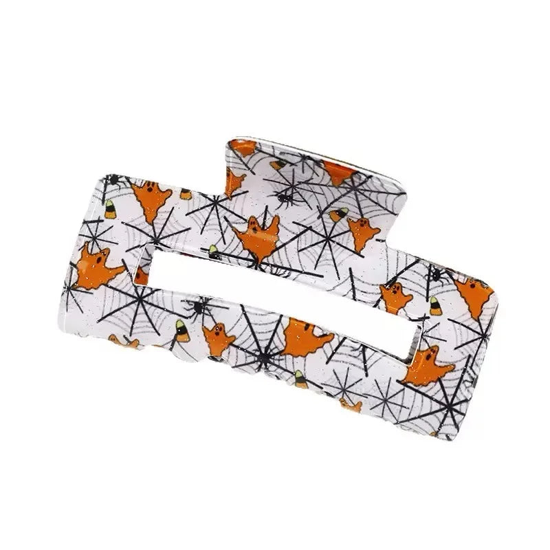 Halloween Theme - With Ghost/Pumpkin/Bat Patterns, Perfect For Holiday Party Costumes, Fashion Accessories For Women And Girls