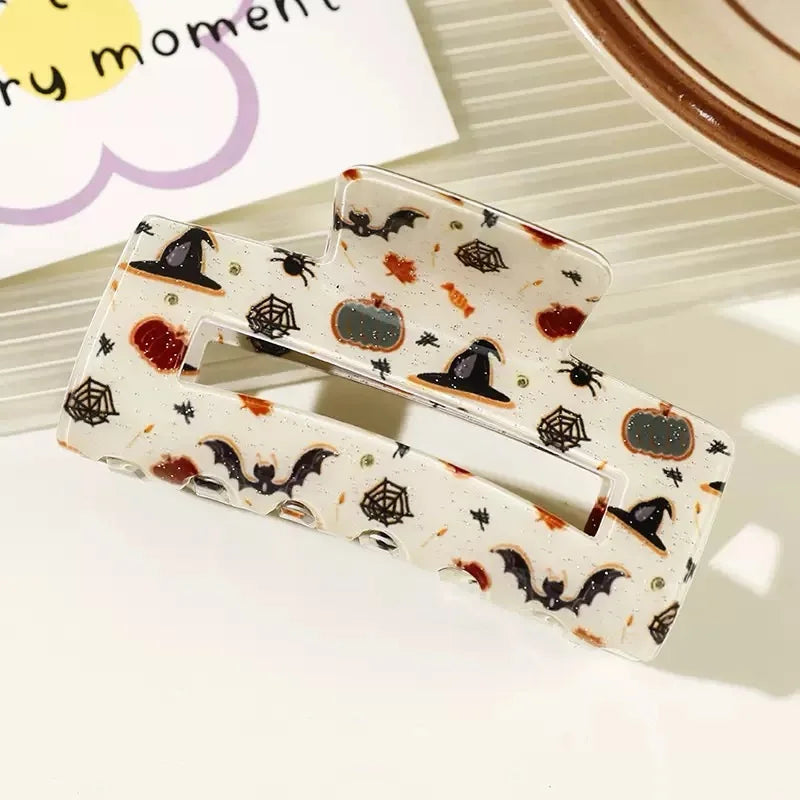 Halloween Theme - With Ghost/Pumpkin/Bat Patterns, Perfect For Holiday Party Costumes, Fashion Accessories For Women And Girls