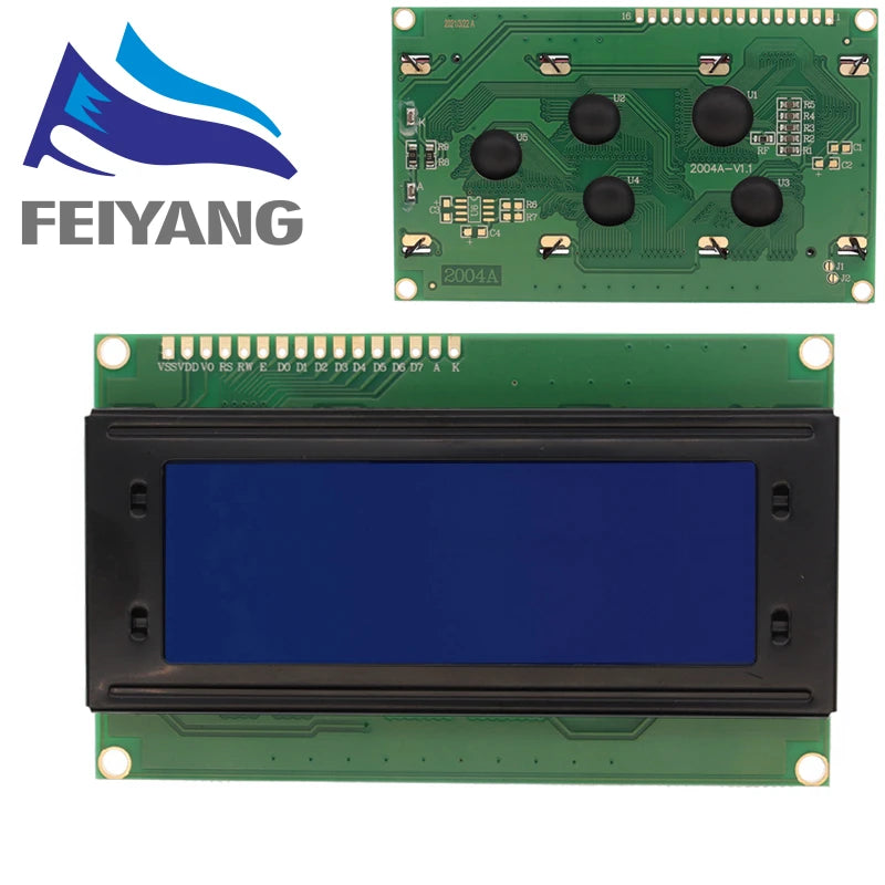 LCD2004+I2C 2004 20x4 2004A Blue/Green screen HD44780 Character LCD /w IIC/I2C Serial Interface Adapter Module For Arduino