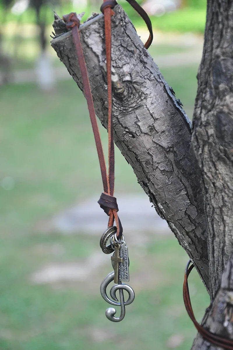 Colar Choker necklaces & pendants Men Necklace Fashion Jewelry Vintage kolye Leather Necklaces Men Statement Necklace for Women