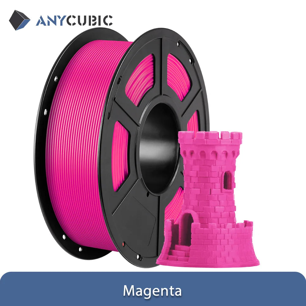 ANYCUBIC 3D Printer Multicolor Filament PLA 1.75mm 1kg/Roll Plastic Rubber Consumables Material For FDM 3D Printer Kobra 2 Pro