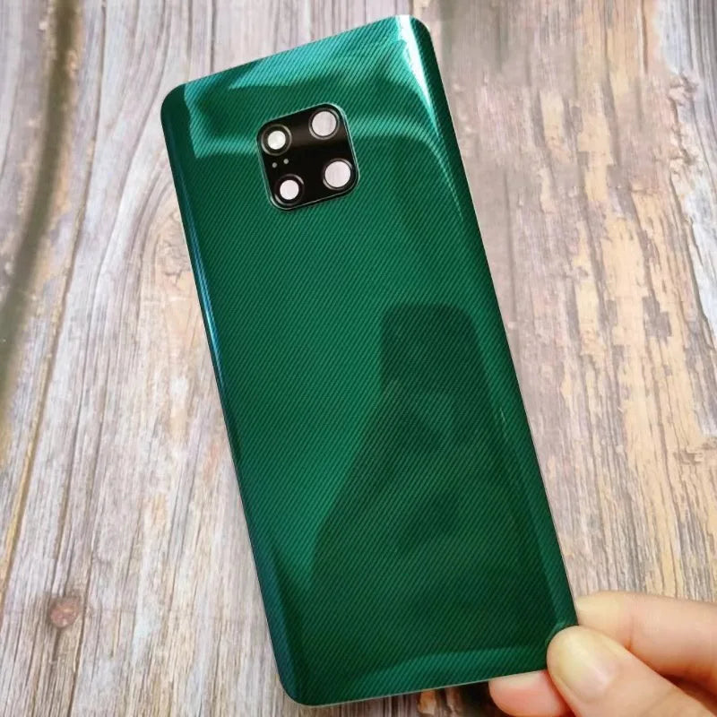 Glass Back Cover For Huawei Mate 20 Pro Battery Door Panel Rear Housing Case With Camera Lens Replacement+Adhesive Sticker