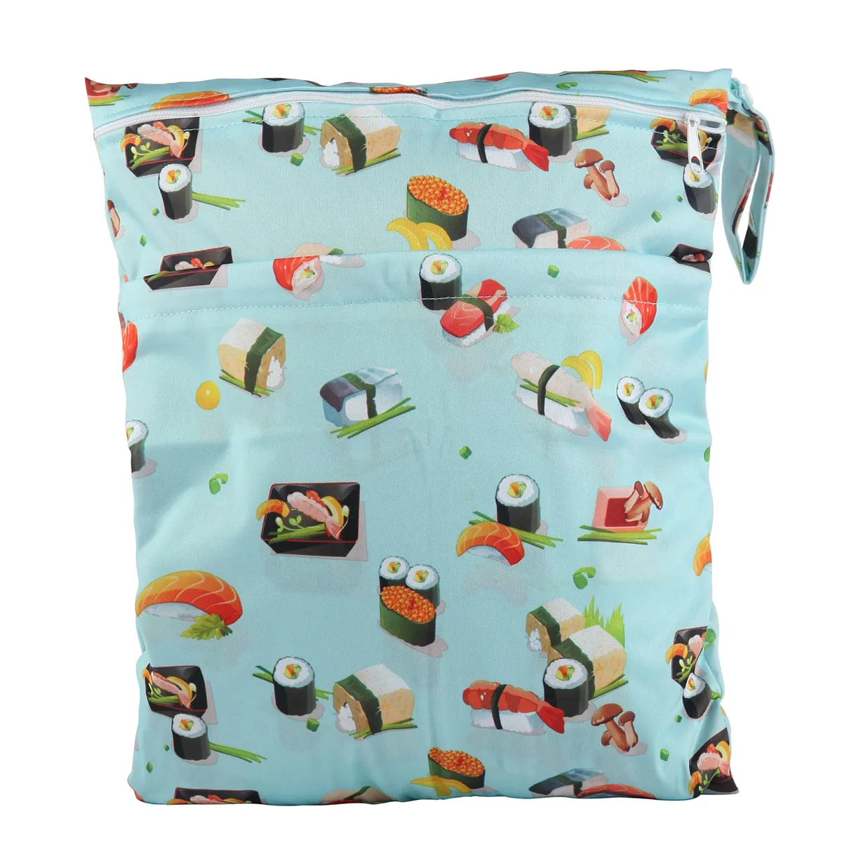 [Sigzagor]1 Wet Dry Bag Diaper Bag Nappy Bag Insert Two Zippered Baby Waterproof Reusable Skull Jack Skeleton 100 Designs