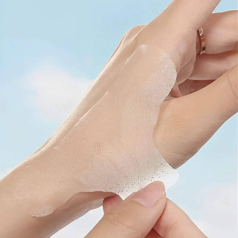 100pcs Disposable Nose Mask Paper Hydrating Nose Patches for Blackhead Removal Cosmetic Wet Compress Facial Mask Skin Care Tools