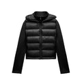 2025 Winter New Arrival  Women's Lightweight Warm Down Jacket with Long Sleeves and Zippered Hooded Sports Coat 4391742
