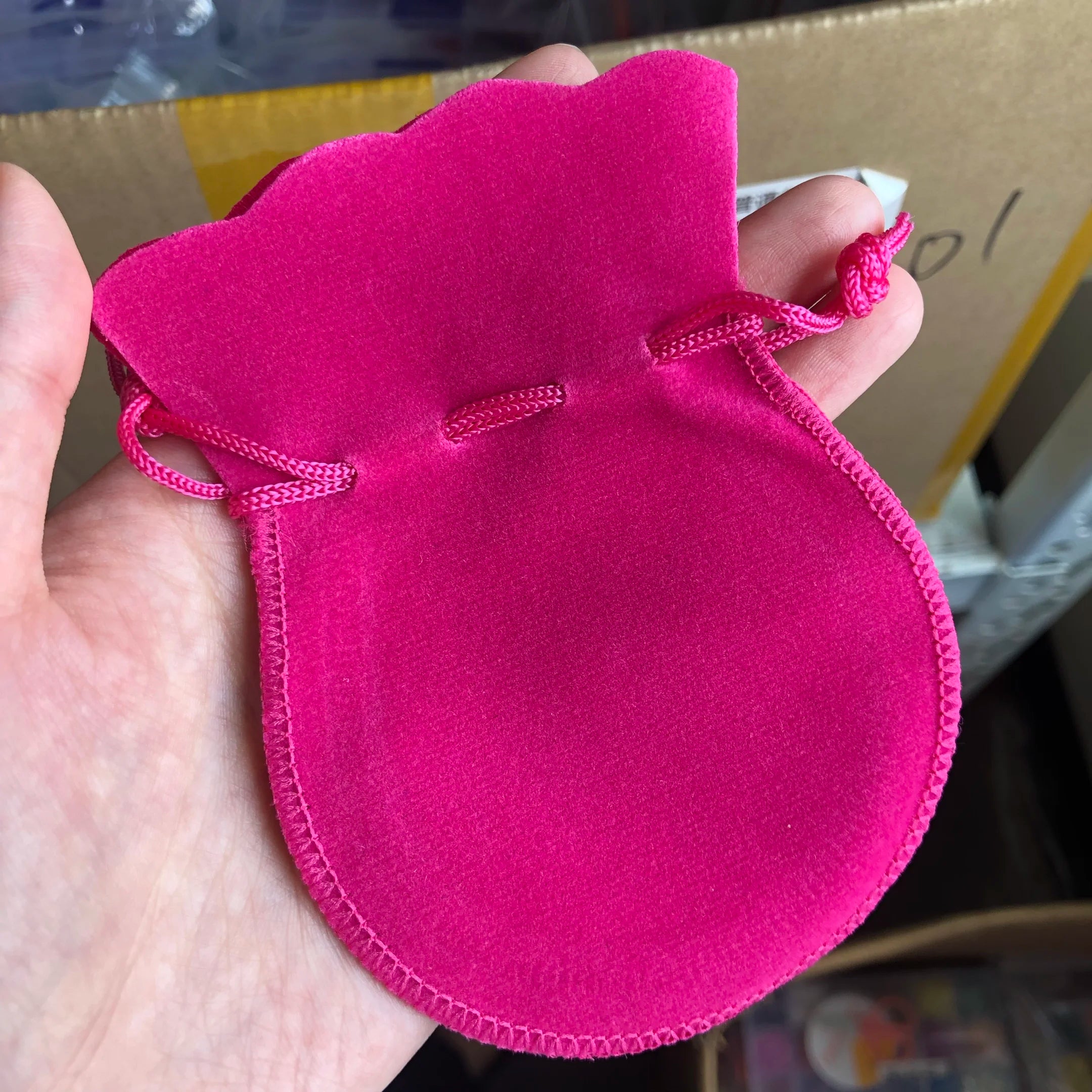 Louleur Drawstring Velvet Bag Drawstring Calabash Pouch Jewelry Packaging Bag Wedding/Christmas Favor Pouches & Gift Bags