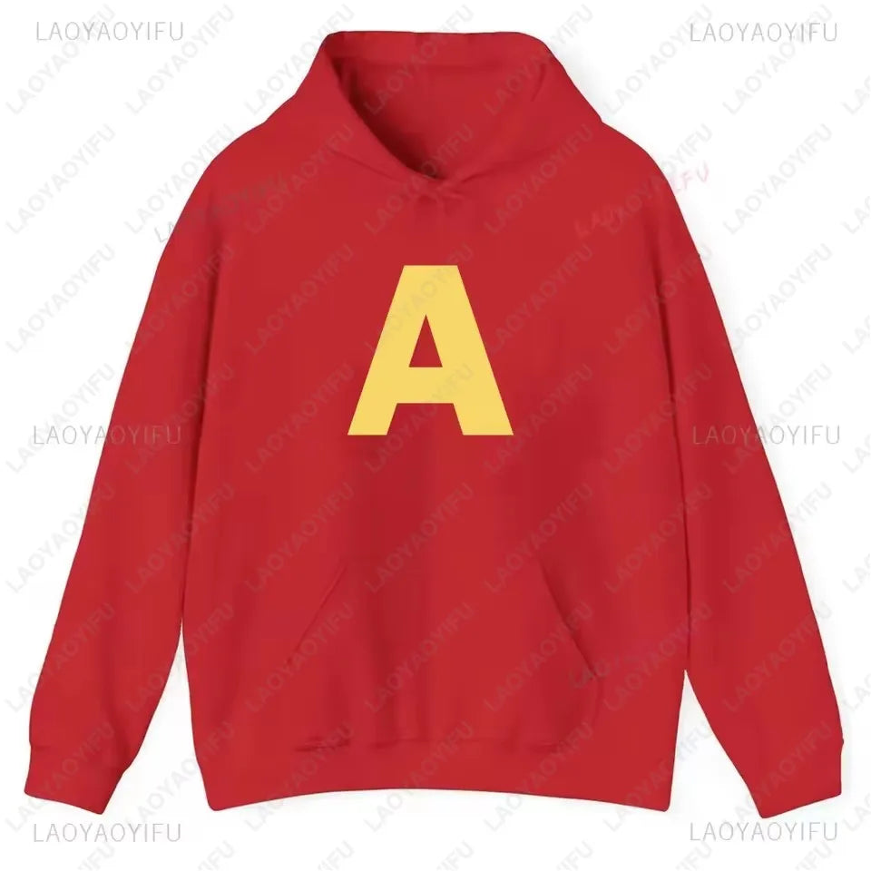 Funny Alvin and The Chipmunks: The Squeakquel's Printed Hoodie Woman Man Drop Shoulder Sweatshirt Available Best Friend Pullover