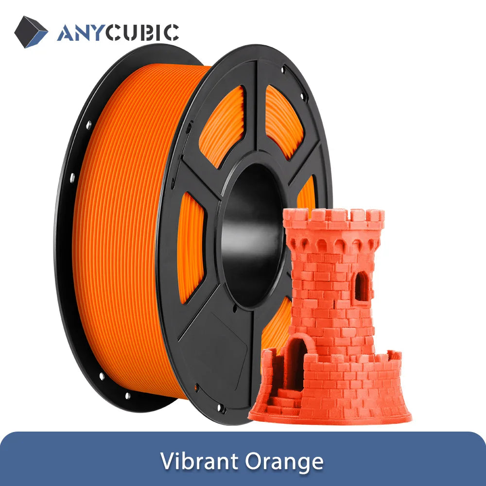 ANYCUBIC 3D Printer Multicolor Filament PLA 1.75mm 1kg/Roll Plastic Rubber Consumables Material For FDM 3D Printer Kobra 2 Pro