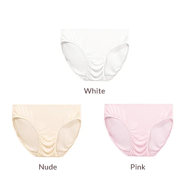 SuyaDream 3pcs/lot Women Panties 100%Natural silk Low-rise Briefs Healthy Basic Everyday Wear Underwears, Summer New Intimates
