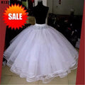 Best Sell White 3 Layers Wedding Accessories For Wedding Dress Tulle Dress Skirt Ball Gown Petticoat 2025 Skirt No Hoops