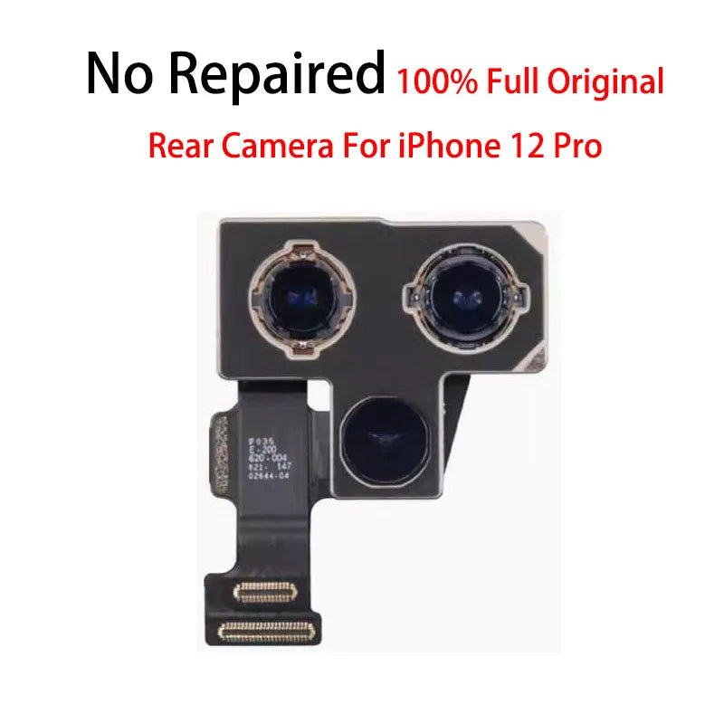 Original Test Back Rear Camera With Flash Module Sensor Flex Cable For iPhone X XR XS SE 6 6S 7 8 Plus 11 12 Pro MAX 2020