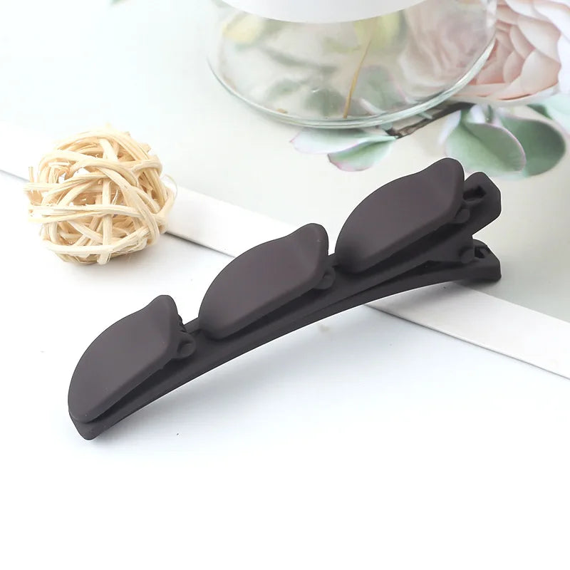 Plastic Edge Clip Hairpin Accessories Plus Size 9CM Fish Beak Hair Clip Multiple Styles Seamless Clip Girls Hair Accessoires